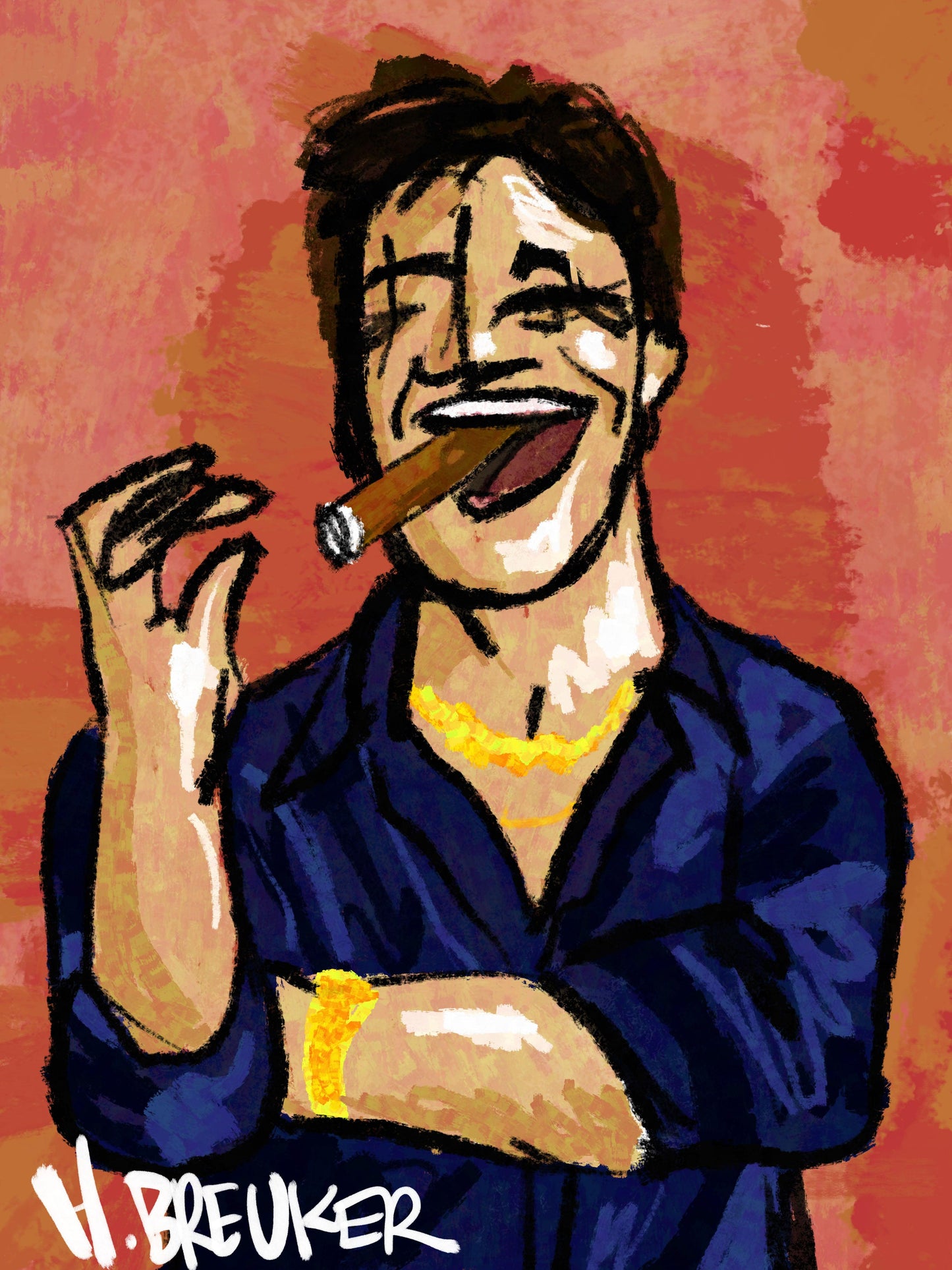 Cigar Scarface - Hans Breuker