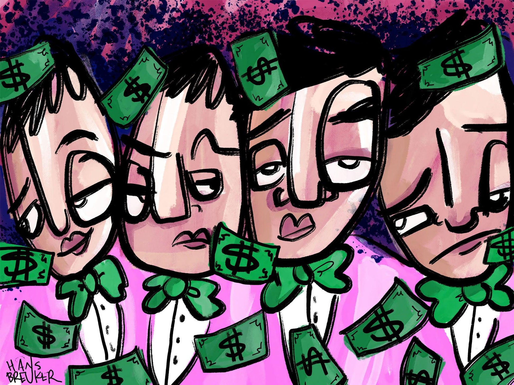 Dollarparty - Hans Breuker