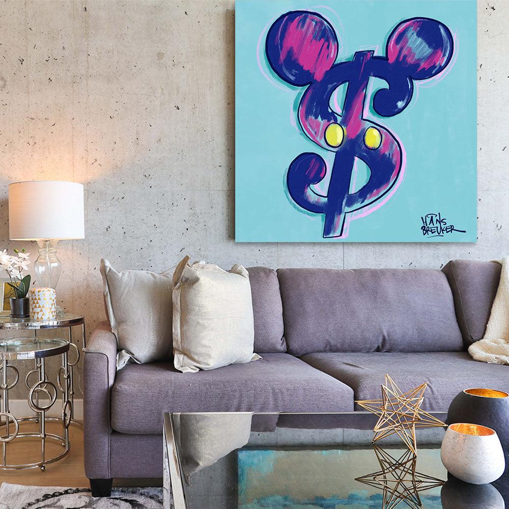 Dollar screen Mickey - Hans Breuker