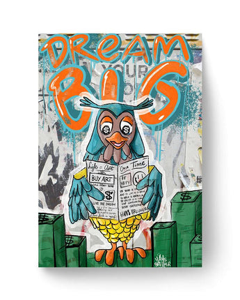 Dream big newspaper - Hans Breuker
