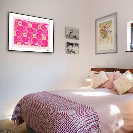 Flower power pink - Hans Breuker