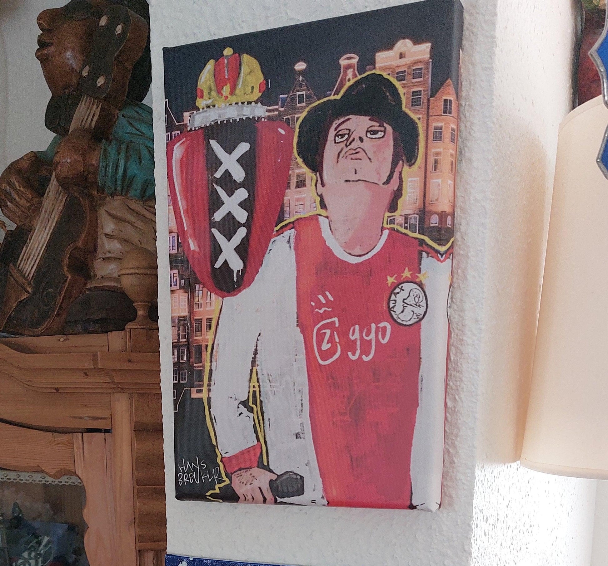 Hazes on Amsterdam background - Hans Breuker