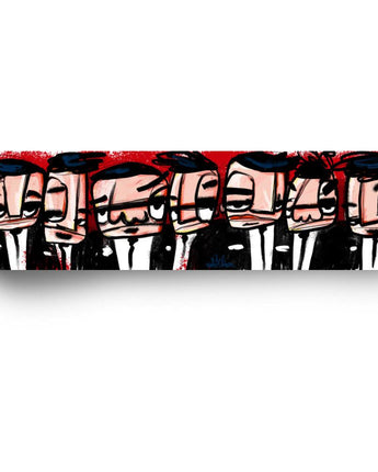 Many Men. 200 x 70 cm. - Hans Breuker