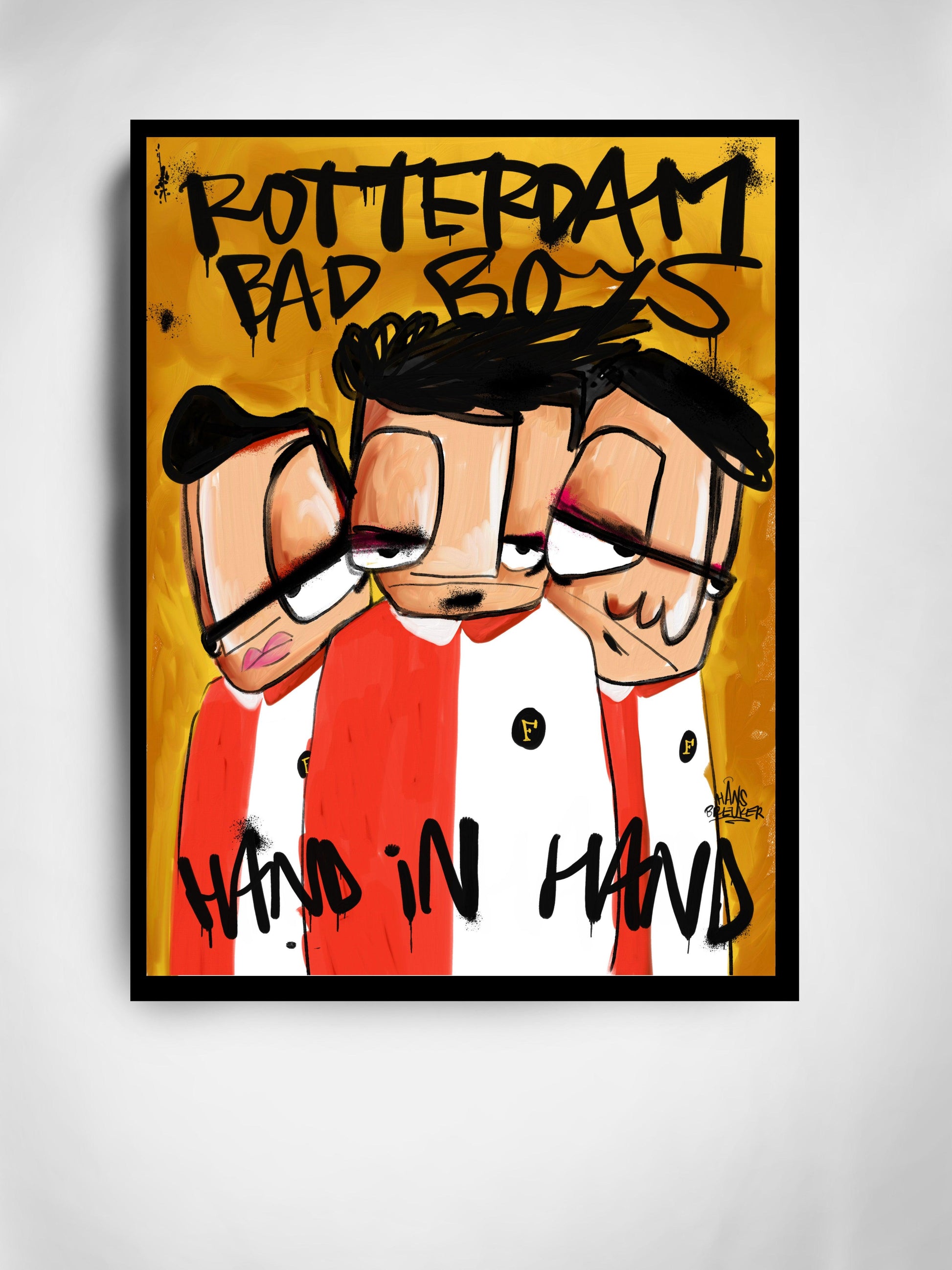 Rotterdam Bad Boys hand in hand - Hans Breuker