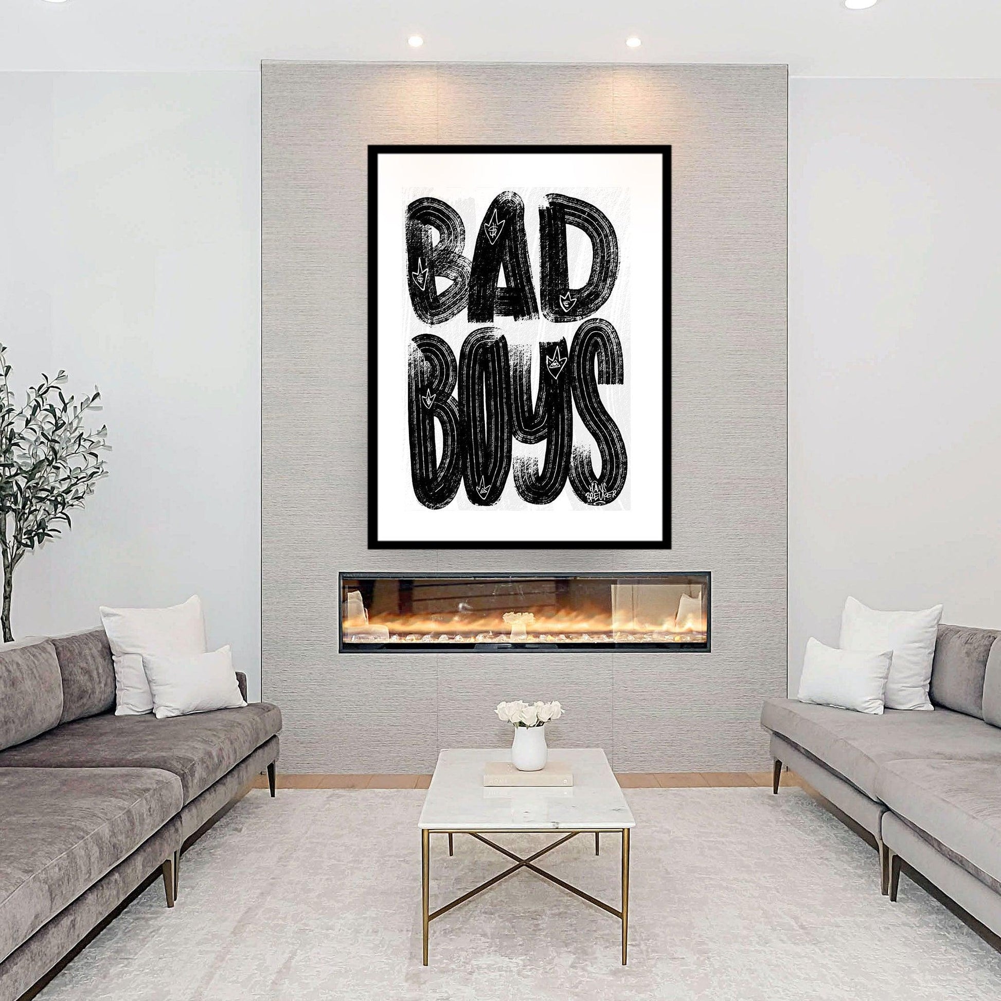 Letters Bad Boys - Hans Breuker