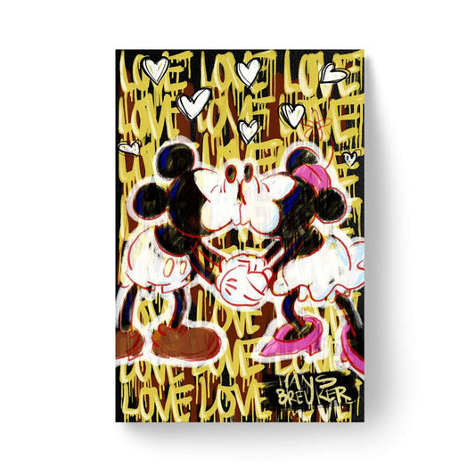 Mickey Mouse streetart mash up – Hans Breuker