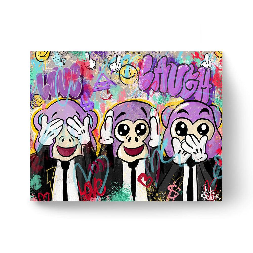 Love, Laugh, Monkeys - Hans Breuker