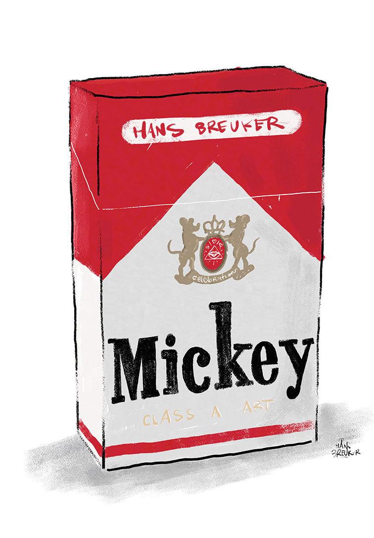 Mickey art in a box - Hans Breuker