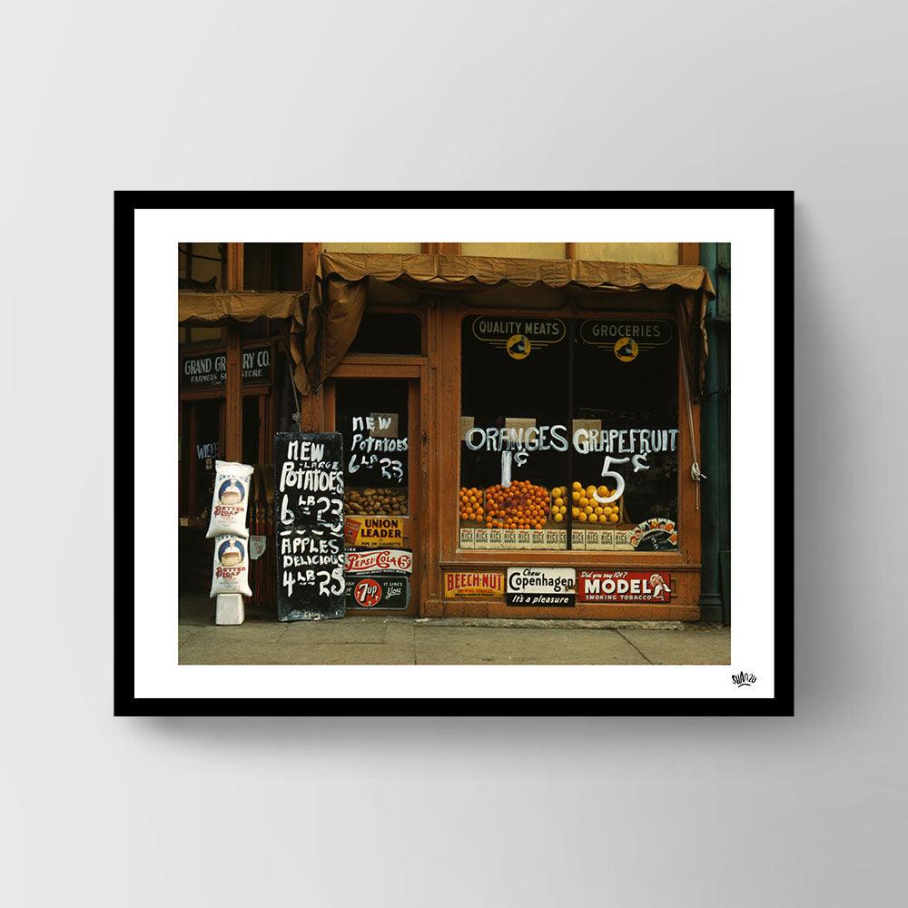 New potatoes - storefront - Hans Breuker