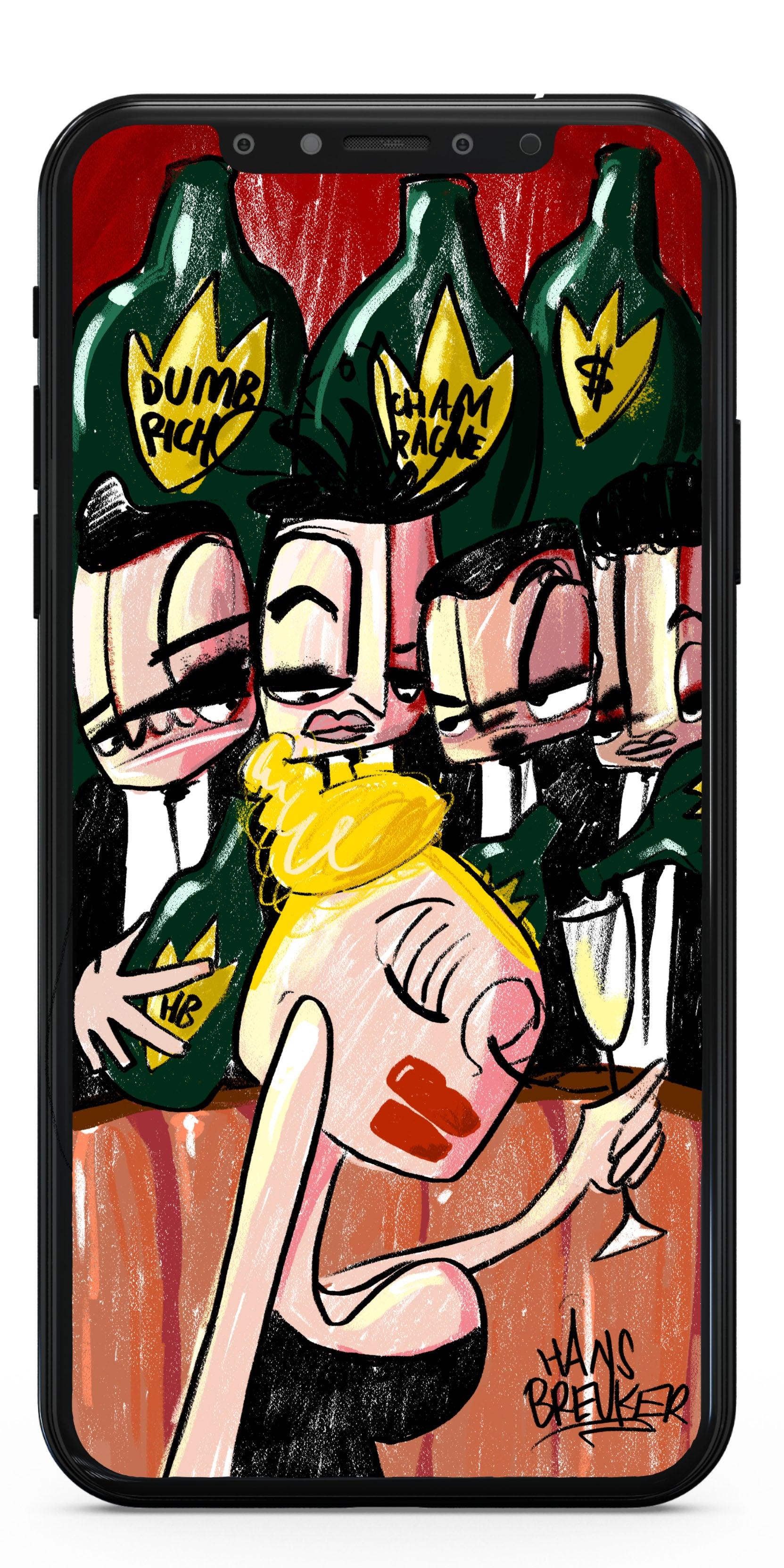 Poor here some champagne! - Hans Breuker