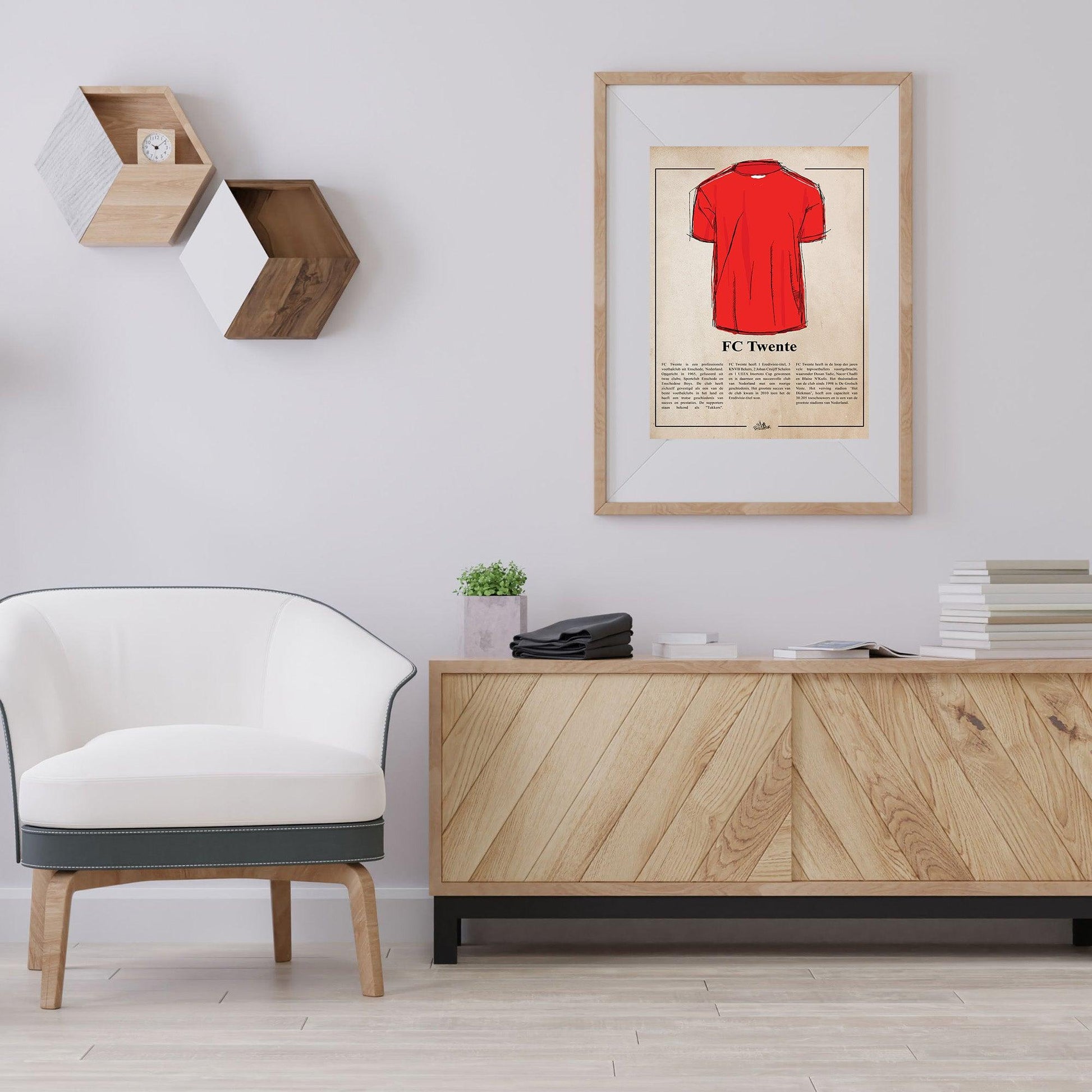FC TWente shirt poster - Hans Breuker