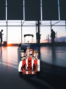 Amsterdam travel. Ajax art koffer
