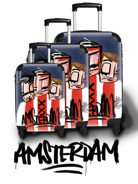 Amsterdam travel. Ajax art koffer