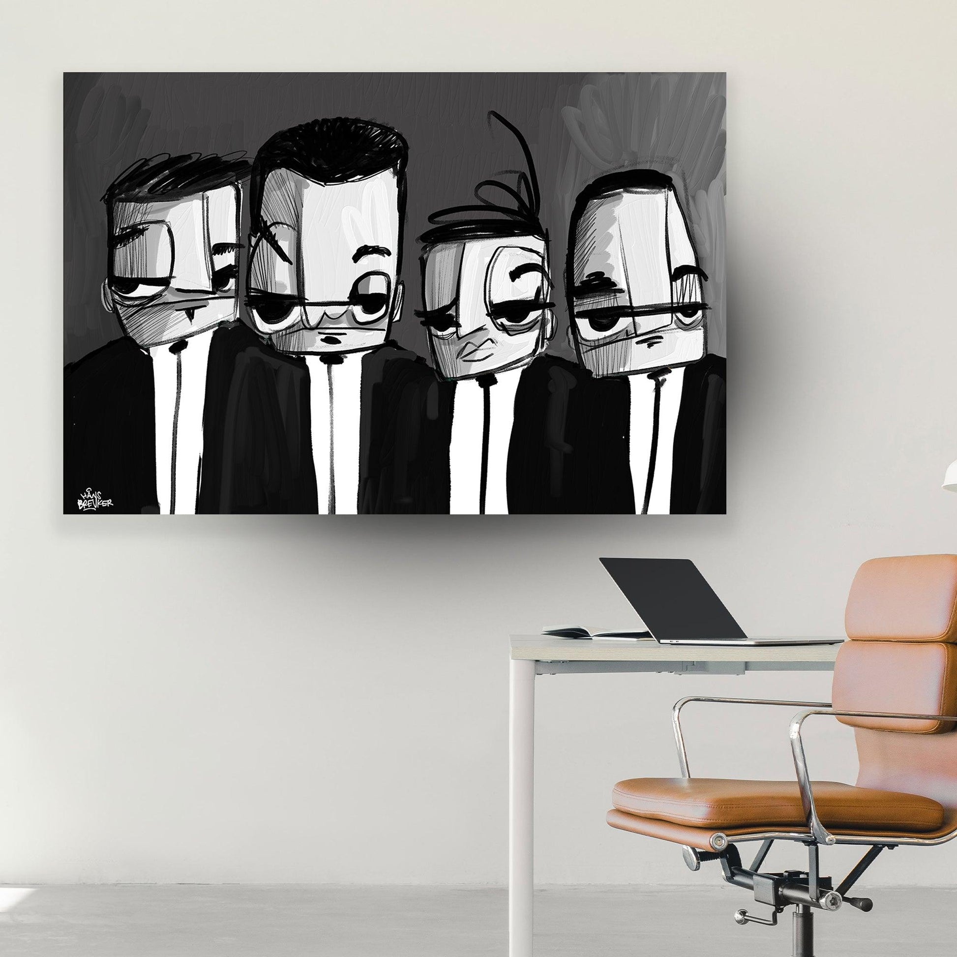 Zwart witte gangsters - Hans Breuker