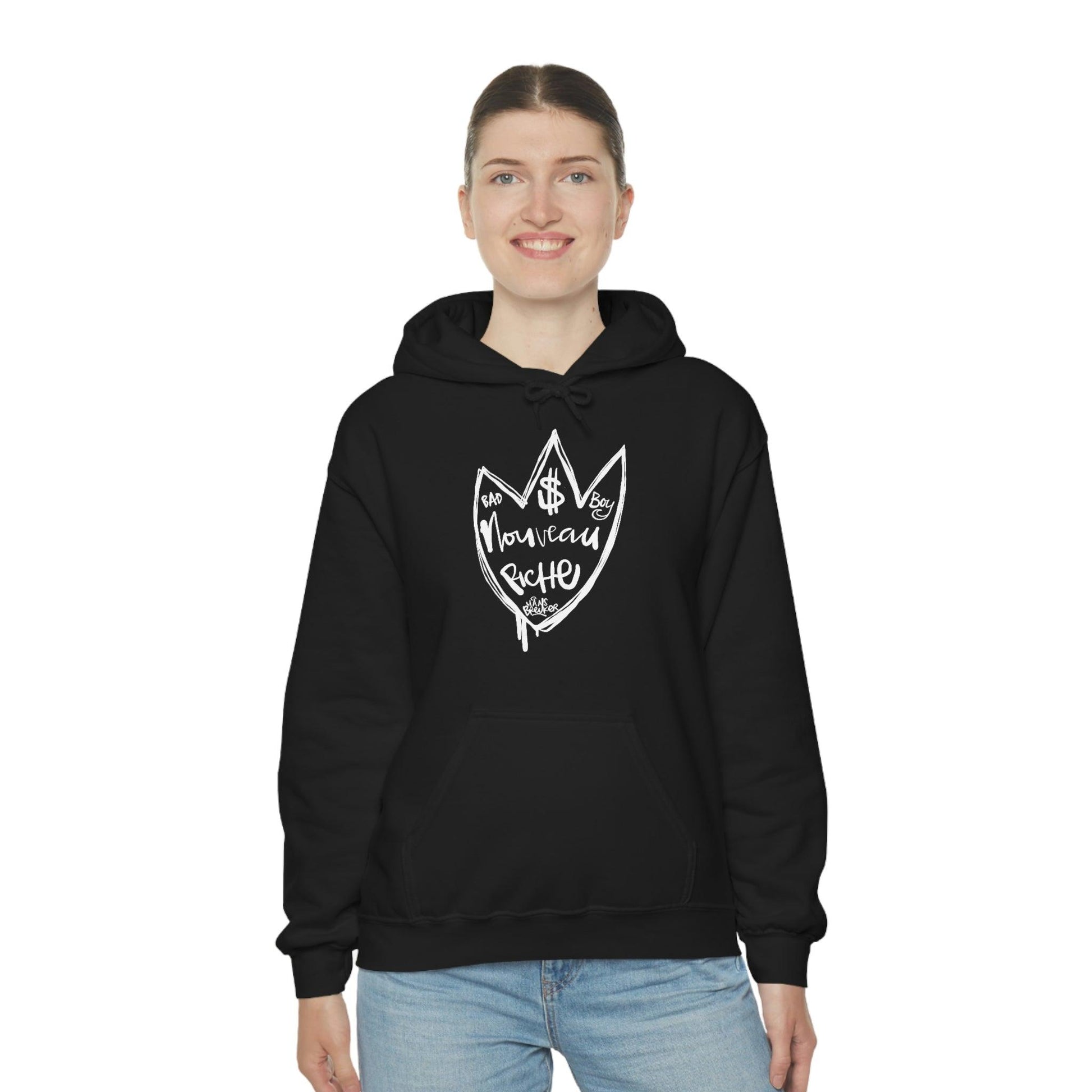 Noveau Riche: Le Bad Boy club hoodie by Hans Breuker - Hans Breuker