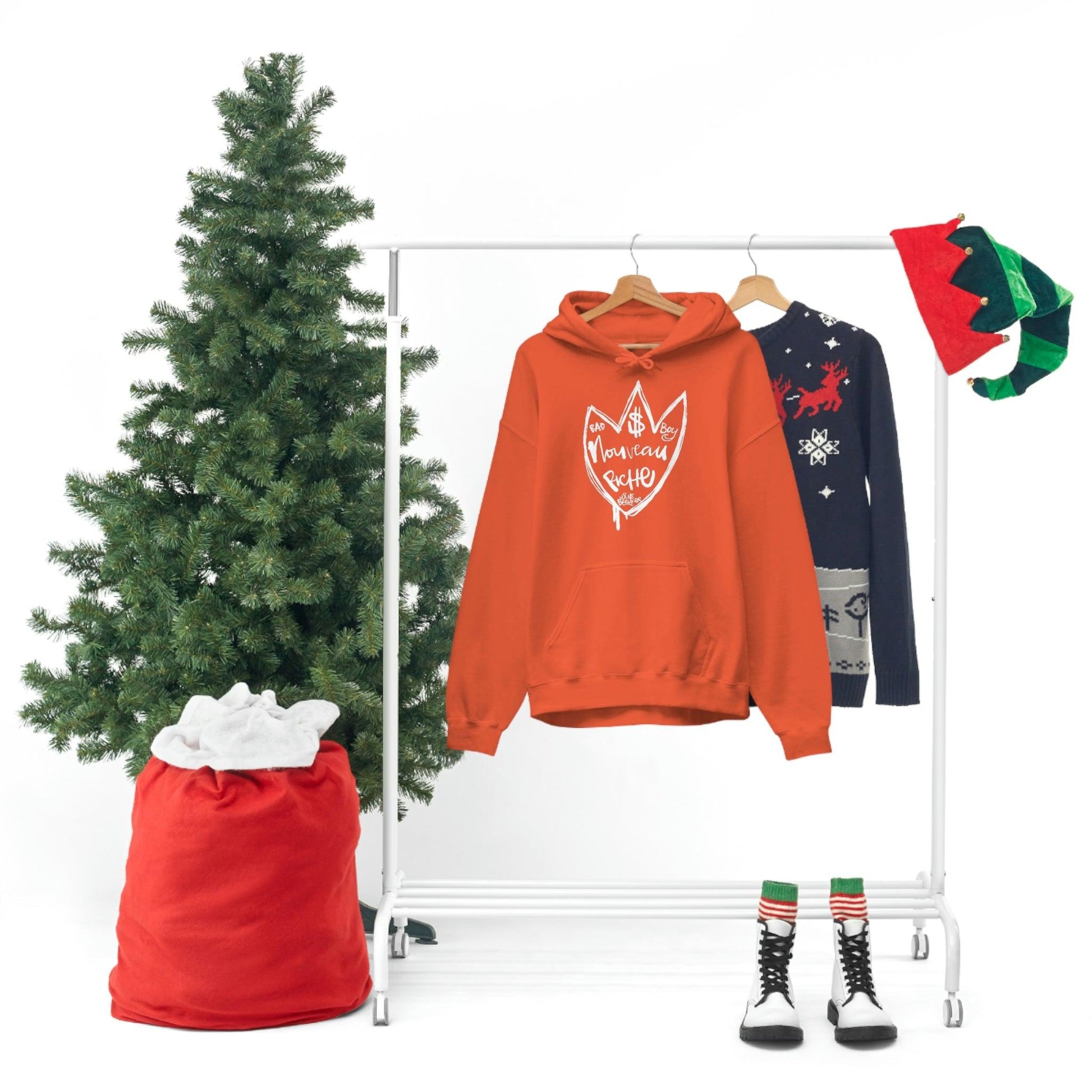 Noveau Riche: Le Bad Boy club hoodie by Hans Breuker - Hans Breuker