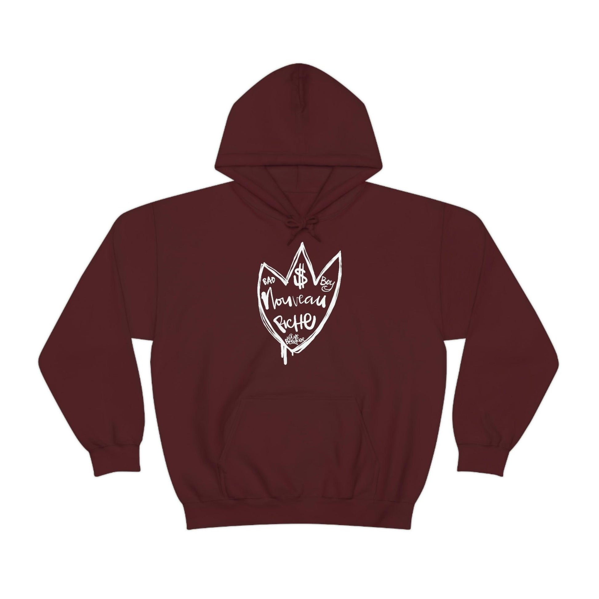 Noveau Riche: Le Bad Boy club hoodie by Hans Breuker - Hans Breuker