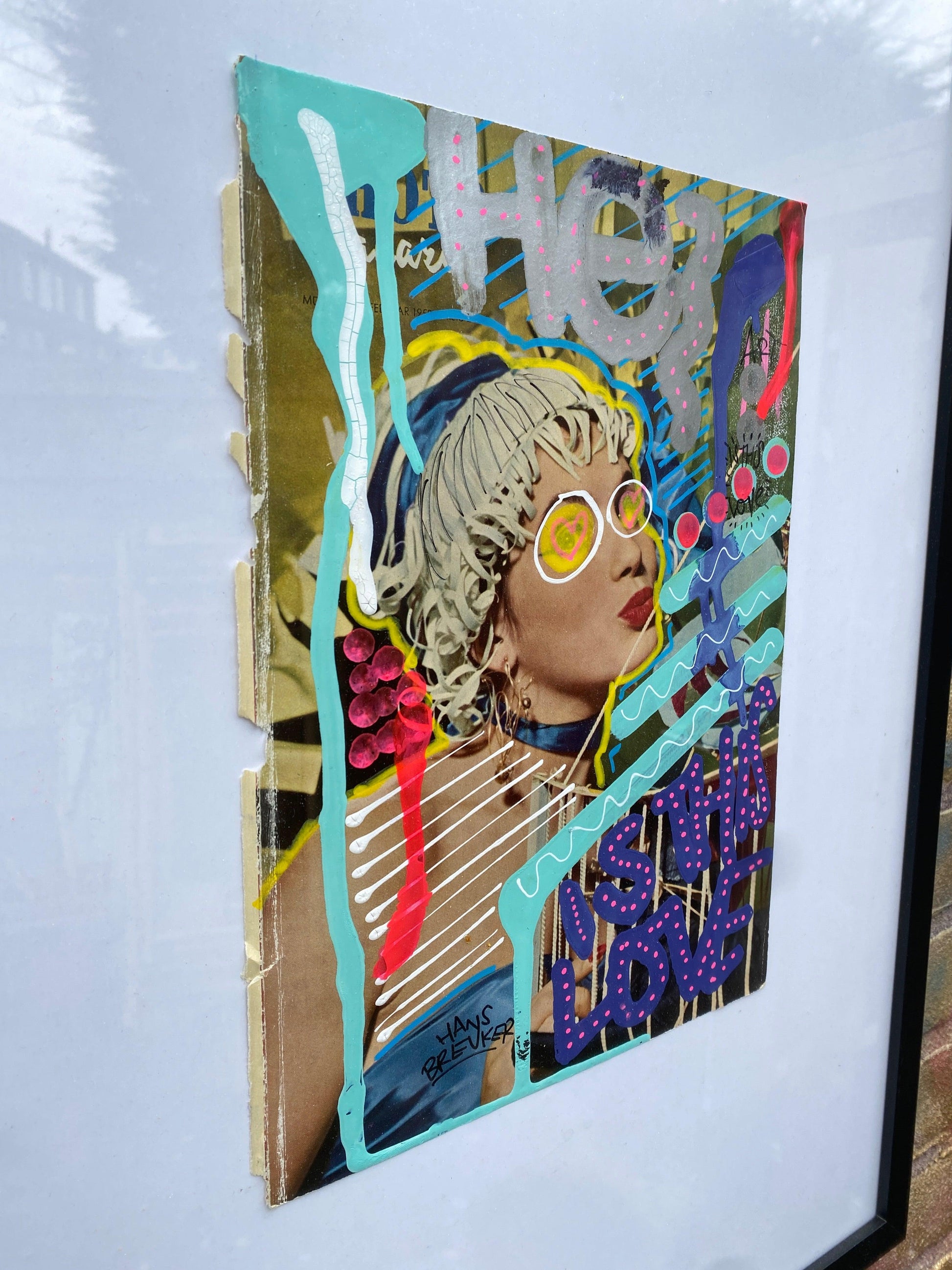 Is this love collage (without frame A4) - Hans Breuker