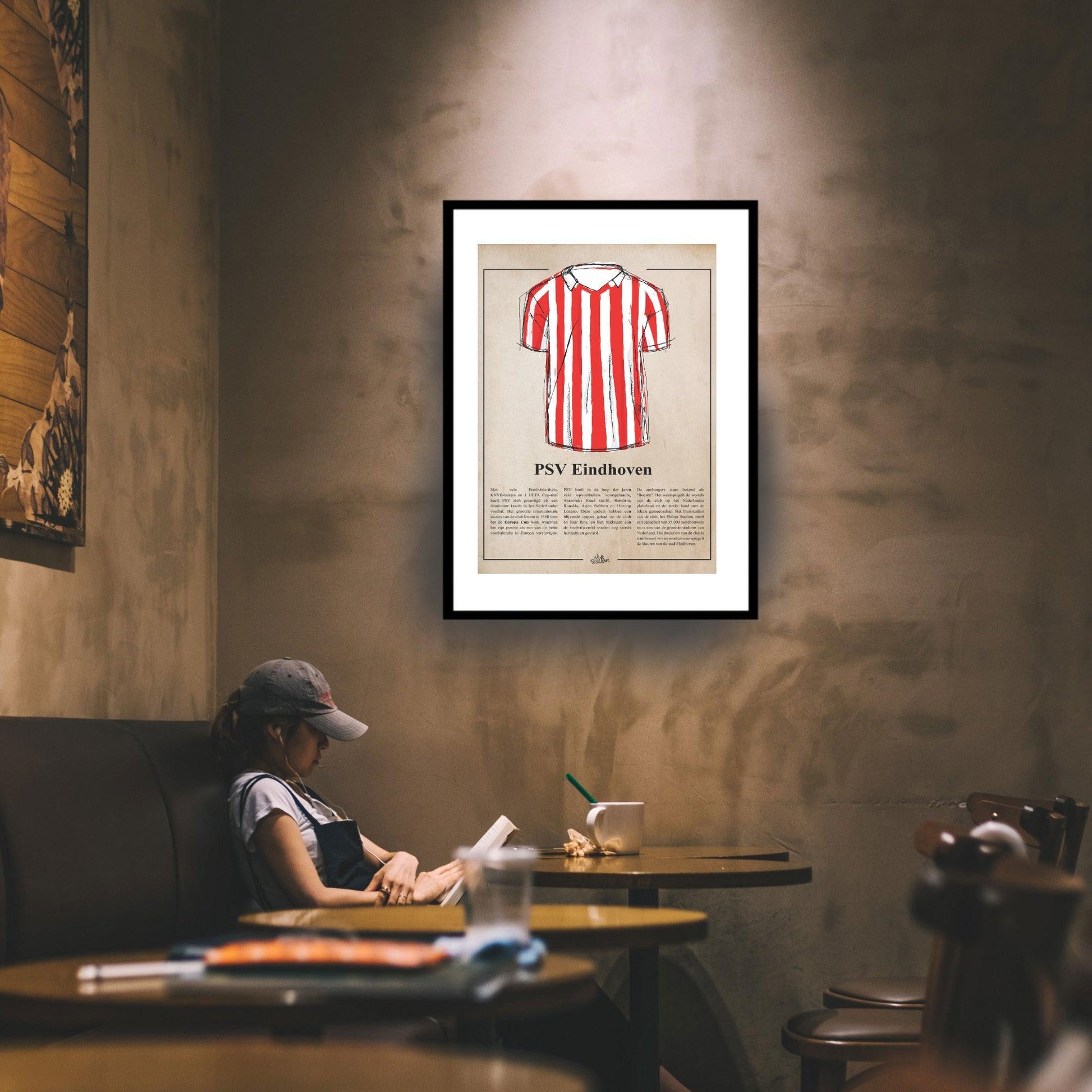 PSV shirt poster - Hans Breuker